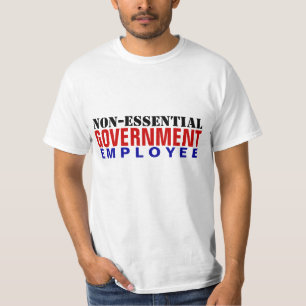 Unwesentlicher Beschäftigter im öffentlichen T-Shirt