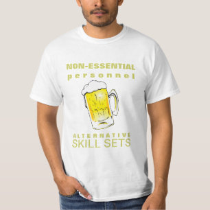 Unwesentliches Personal-Bier-trinkende T-Shirt