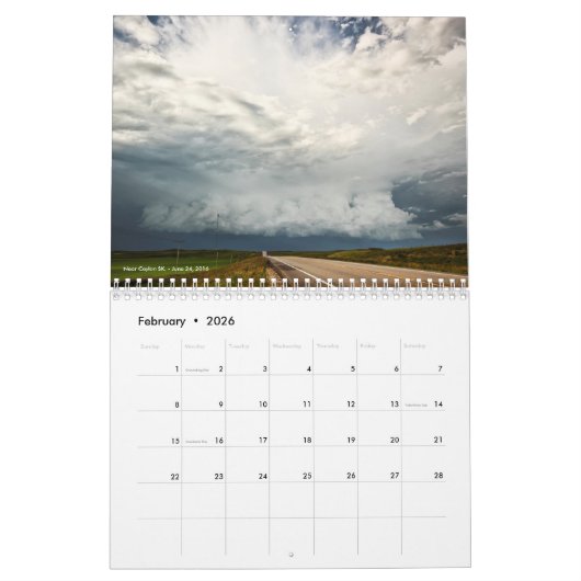 Unwetter-Kalender Kalender (Feb 2026)