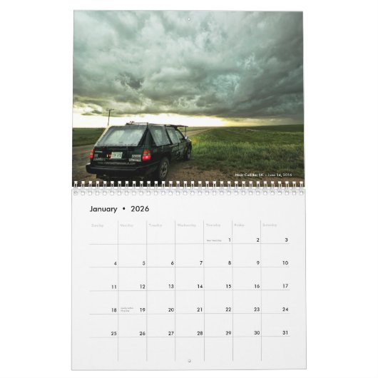 Unwetter-Kalender Kalender (Jan 2026)
