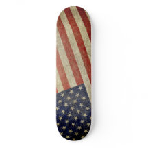 Unwetterte, beängstigende amerikanische Flagge