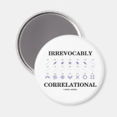Unwiderruflich korrelational (Korrelationsstatisti Magnet (Vorderseite/Rückseite)