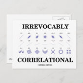 Unwiderruflich korrelational (Korrelationsstatisti Postkarte (Vorne/Hinten)