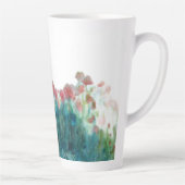 "Unwiderstehlich." Links, große, latte Tasse. Milchtasse (Rechts)