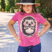 Unwiderstehlich Niedlicher Igel Hedgie T-Shirt