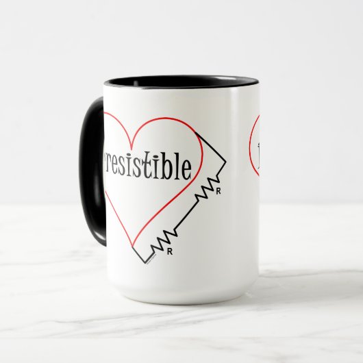 unwiderstehlich tasse (Vorderseite Links)