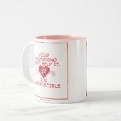 Unwiderstehlich Zweifarbige Tasse (Vorderseite Links)