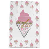 Unwiderstehliche Eiscreme-Geschenktasche von Adiel Mittlere Geschenktüte (Rückseite)