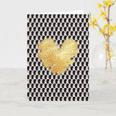 Unwiderstehliche Eiscreme Schmelzende Falten Herzk Karte (Gelbe Blume)