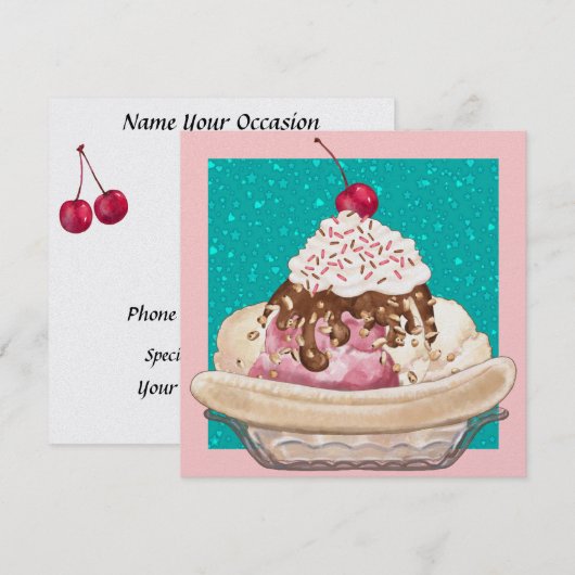 Unwiderstehliche Eiscreme - SRF Einladung (Vorne/Hinten)