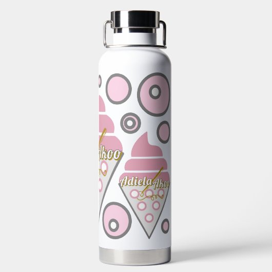 Unwiderstehliche Eiscreme Trinkflasche (Rückseite)