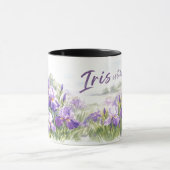 Unwiderstehliche Iris für Frühlingsgärtner Tasse (Zentrum)