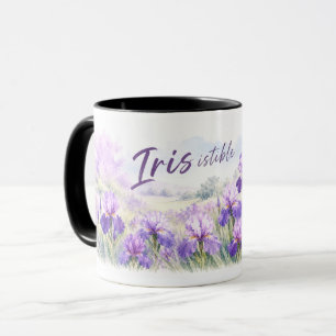 Unwiderstehliche Iris für Frühlingsgärtner Tasse
