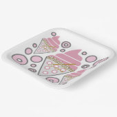 Unwiderstehliche Teller aus dem Eiskrem (Gewinkelt)