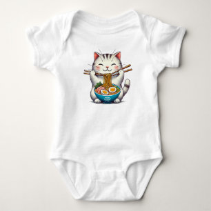 "Unwiderstehliche Wucht: Katzenessen Ramen - T - S Baby Strampler