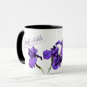 Unwiderstehlicher Iris-Becher Tasse (Vorderseite Links)