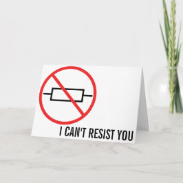 Unwiderstehlicher romantischer, witziger Valentine Feiertagskarte