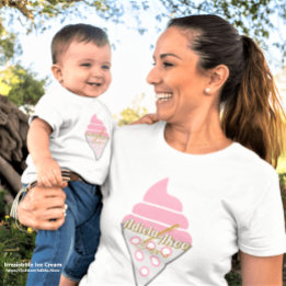 Unwiderstehliches Eiscreme Baby T - Shirt von Adie