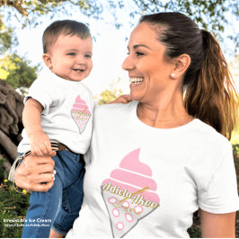 Unwiderstehliches Eiscreme Baby T - Shirt von Adie