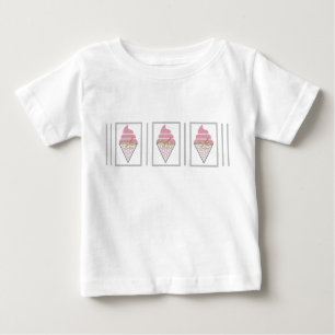 Unwiderstehliches Eiscreme Baby T - Shirt von Adie