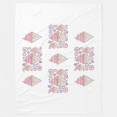 Unwiderstehliches Eiscreme Fleecedecke (Vorderseite)