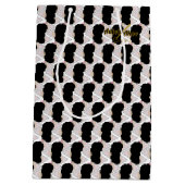 Unwiderstehliches Eiscreme Geschenktasche Mittlere Geschenktüte (Rückseite)