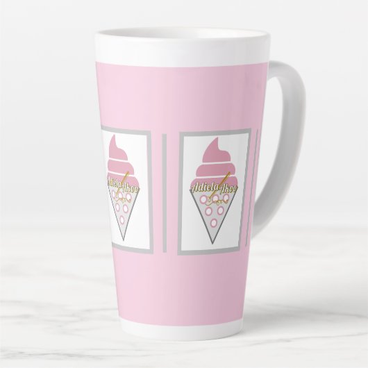 Unwiderstehliches Eiscreme Latte Tasse von Adiela (Rechte Ecke)