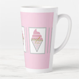 Unwiderstehliches Eiscreme Latte Tasse von Adiela