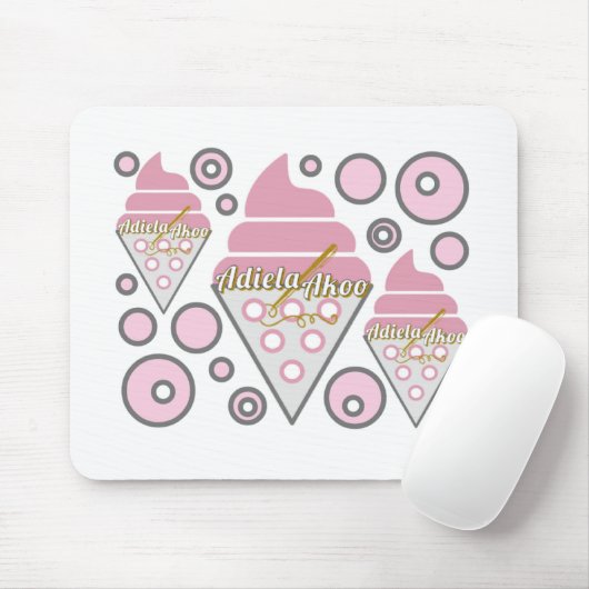 Unwiderstehliches Eiscreme-Mouse-Pad Mousepad (Mit Mouse)