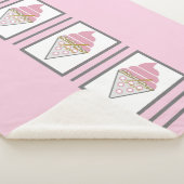 Unwiderstehliches Eiscreme Sherpa Blanket - Adiela Sherpadecke (3/4)