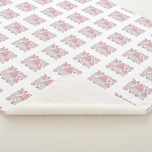 Unwiderstehliches Eiscreme Sherpadecke (3/4)