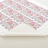 Unwiderstehliches Eiscreme Sherpadecke (3/4)