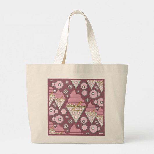 Unwiderstehliches Eiscreme Tasche von Adiela Akoo (Rückseite)