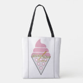 Unwiderstehliches Eiscreme Tasche von Poet Adiela  (Rückseite)