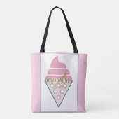 Unwiderstehliches Eiscreme Tasche von Poet Adiela  (Rückseite)