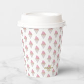 Unwiderstehliches Eiscremepapier von Adiela Akoo Pappbecher (Vorderseite)