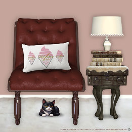 Unwiderstehliches Eiswürfelkissen von Adiela Akoo Lendenkissen