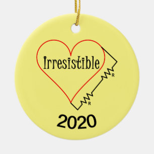 Unwiderstehliches Herz Keramik Ornament