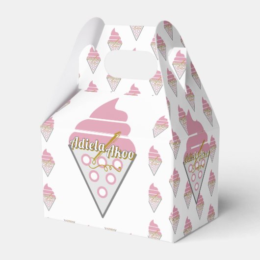 Unwiderstehliches Ice Cream Gevor Box von Adiela A Geschenkschachtel (Rückseite)