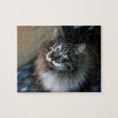 Unwiderstehliches Katze Zorro Puzzlespiel Puzzle (Horizontal)