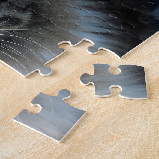 Unwiderstehliches Katze Zorro Puzzlespiel Puzzle (Seite)