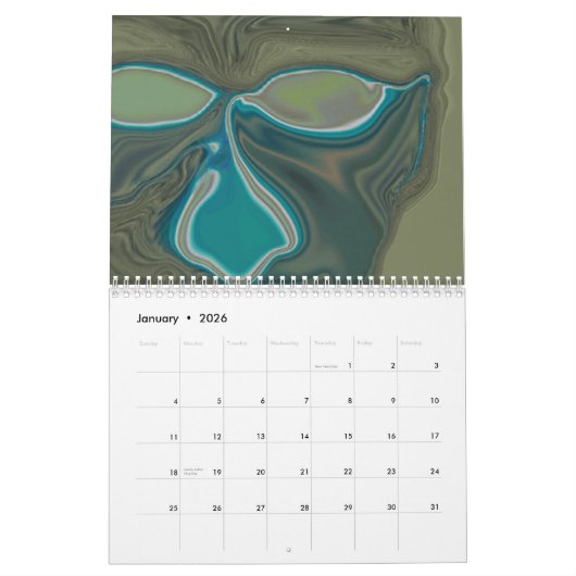 Unwirklicher Kalender 2013 (Jan 2026)