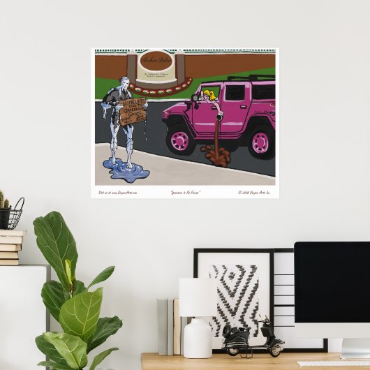 Unwissenheit ist keine Entschuldigung Poster (Heimbüro)