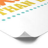 Unwissenheit ist teurer als Bildung Poster (Ecke)