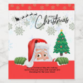 Unwrap Joy: Best Holiday Gift! Weinetikett (Einzelnes Label)