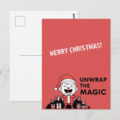 Unwrap the Magic Christmas Postkarte (Vorne/Hinten)