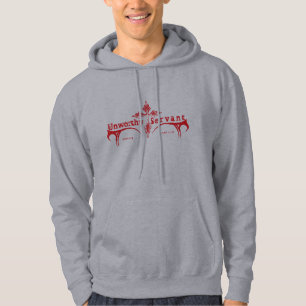 Unwürdiger Schild-RückseiteHoodie des Hoodie