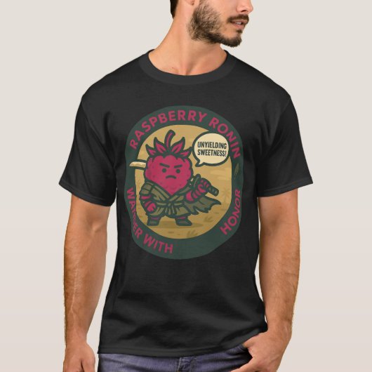 Unyielding Sweetness Warrior Raspberry T-Shirt (Vorderseite)