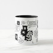 Unzählige Blumentöpfe Tasse (Zentrum)