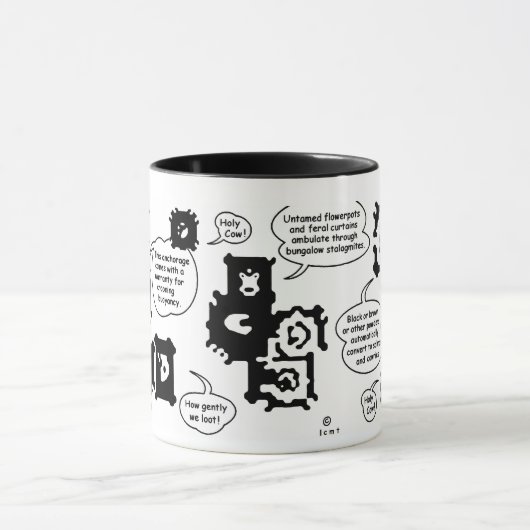 Unzählige Blumentöpfe Tasse (Zentrum)